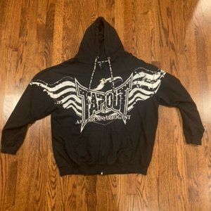Tapout Hooded Sweatshirt, black